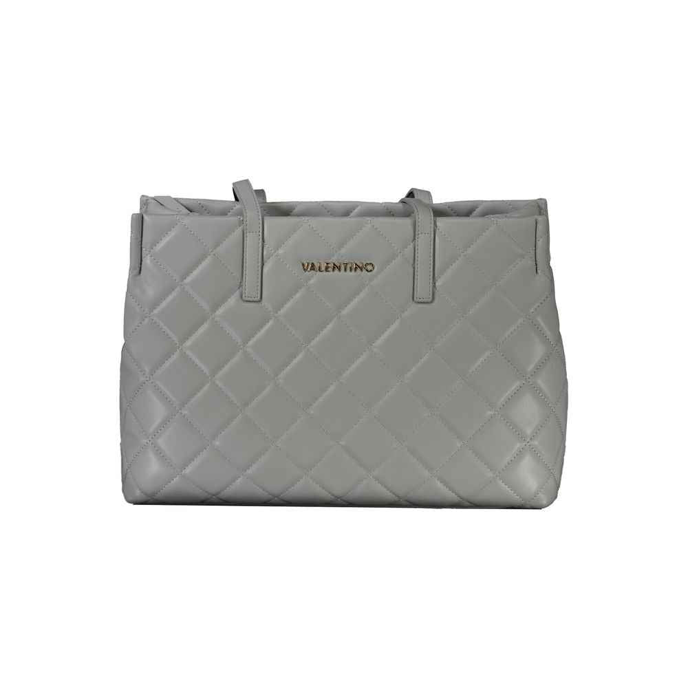 Mario Valentino Gray Polyethylene Handbag