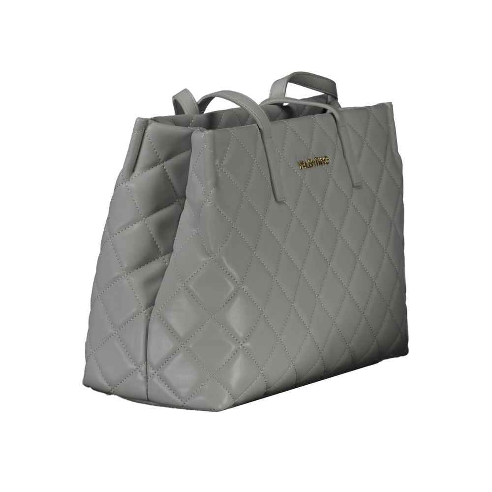 Mario Valentino Gray Polyethylene Handbag