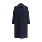 Sunflower Blue Fleece Wool Coat