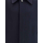 Sunflower Blue Fleece Wool Coat