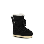 Moon Boot Black Leather Ankle Boots