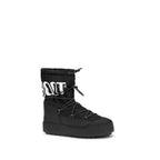 Moon Boot Black Polyamide Lace-Up Boots
