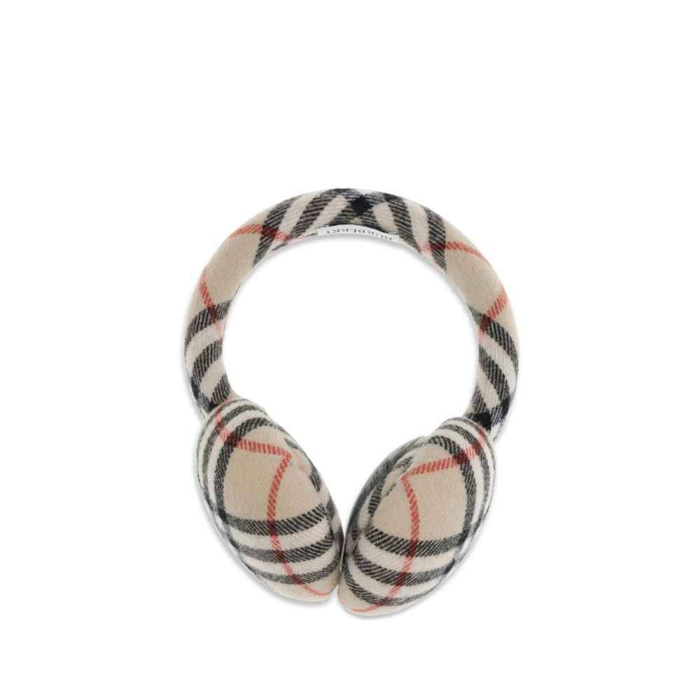 Burberry Beige Wool Ear Muffs