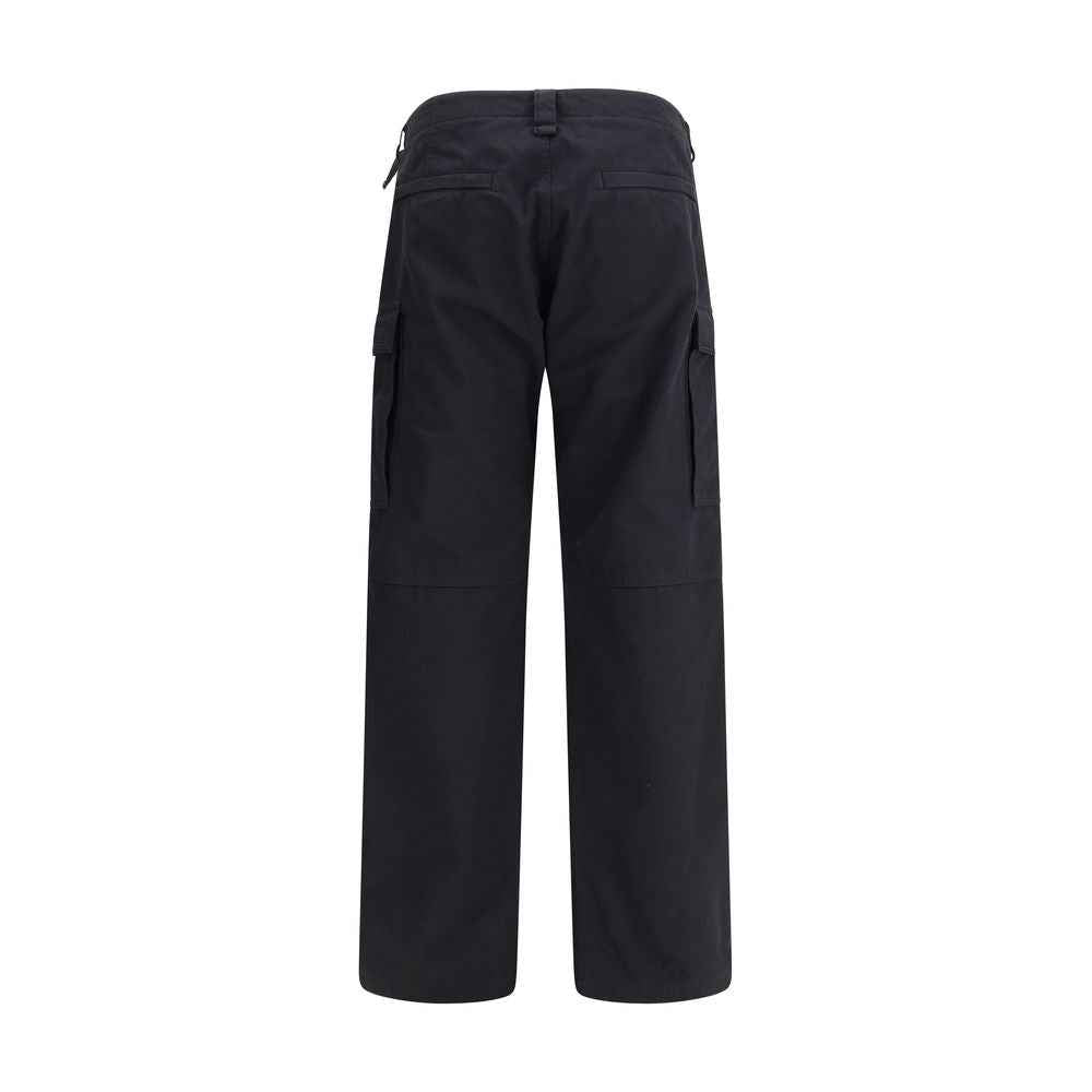 Balenciaga Black Cotton Cargo Pants