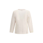 Lardini Cream Wool Coat