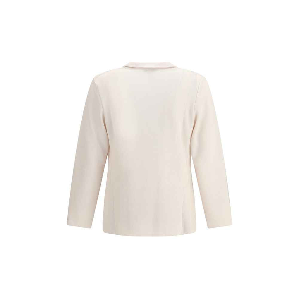 Lardini Cream Wool Coat