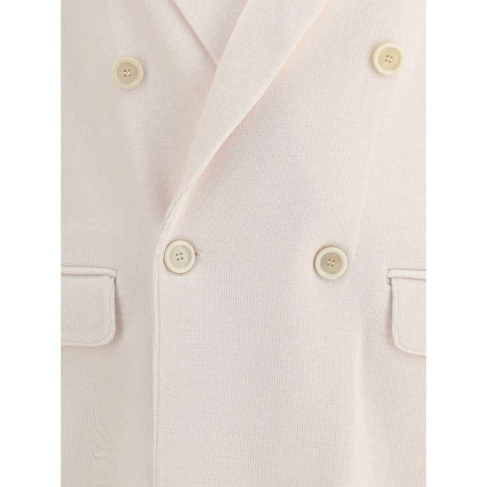 Lardini Cream Wool Coat