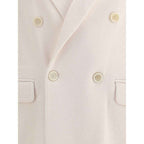 Lardini Cream Wool Coat