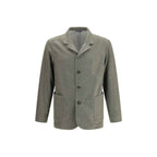 Finamore Green Fleece Wool Coat