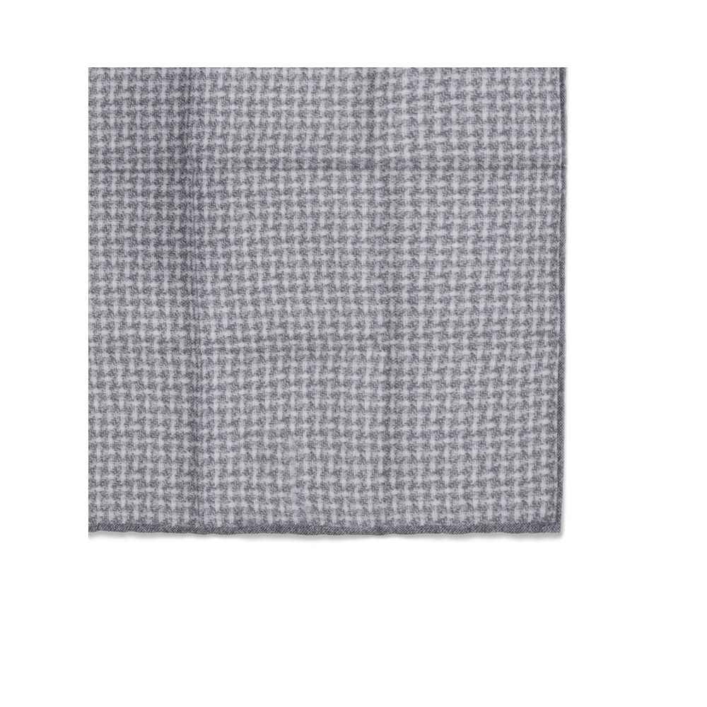 Brunello Cucinelli Gray Silk Scarf