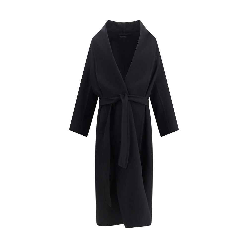 Tom Ford Black Fleece Wool Coat