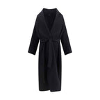 Tom Ford Black Fleece Wool Coat