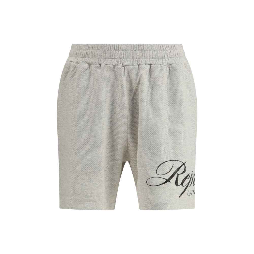 Represent Cream Cotton Bermuda Shorts