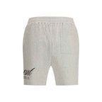 Represent Cream Cotton Bermuda Shorts