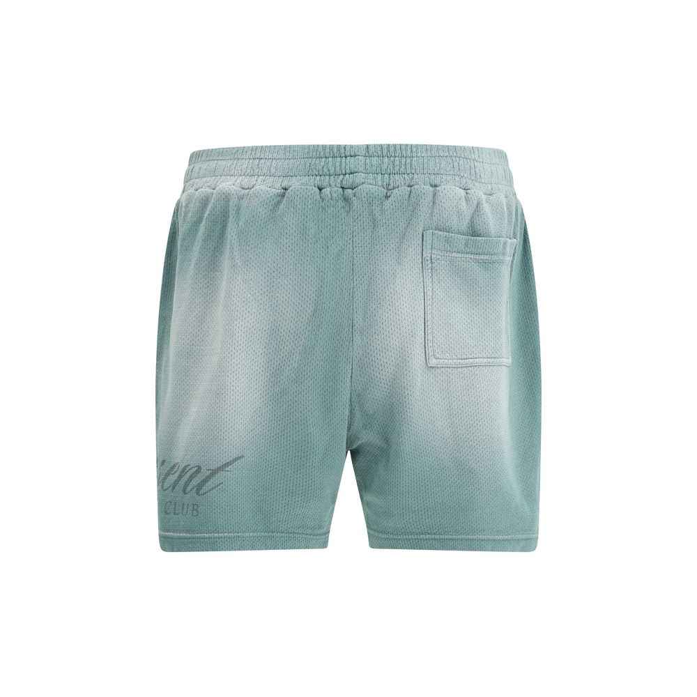 Represent Green Cotton Bermuda Shorts