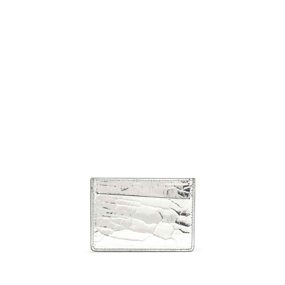 Margiela Silver Leather Wallet