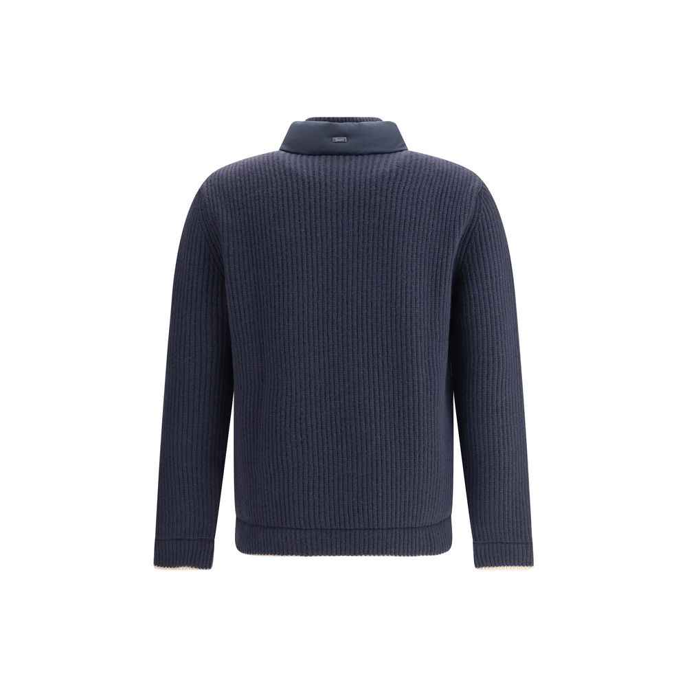 Herno Blue Wool Coat