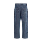Jacquemus Blue Cotton Jeans Denim