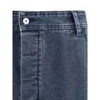 Jacquemus Blue Cotton Jeans Denim