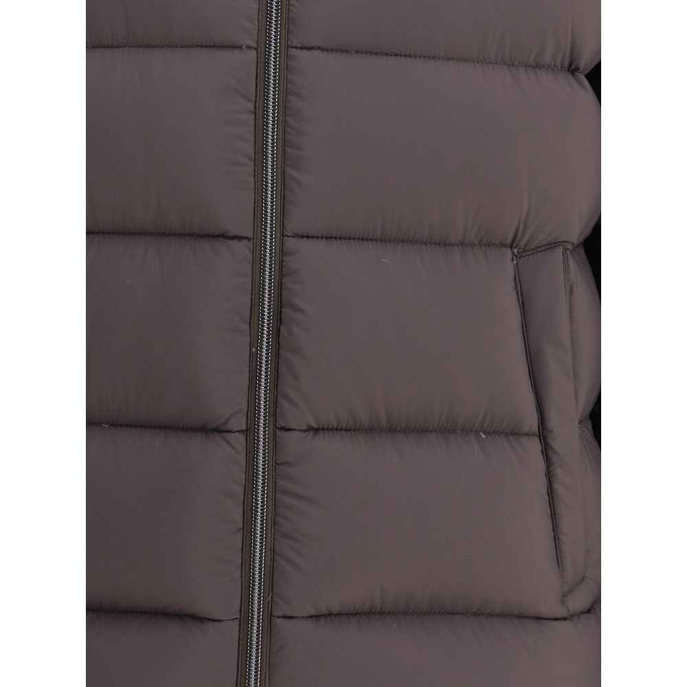 Herno Brown Polyamide Bomber