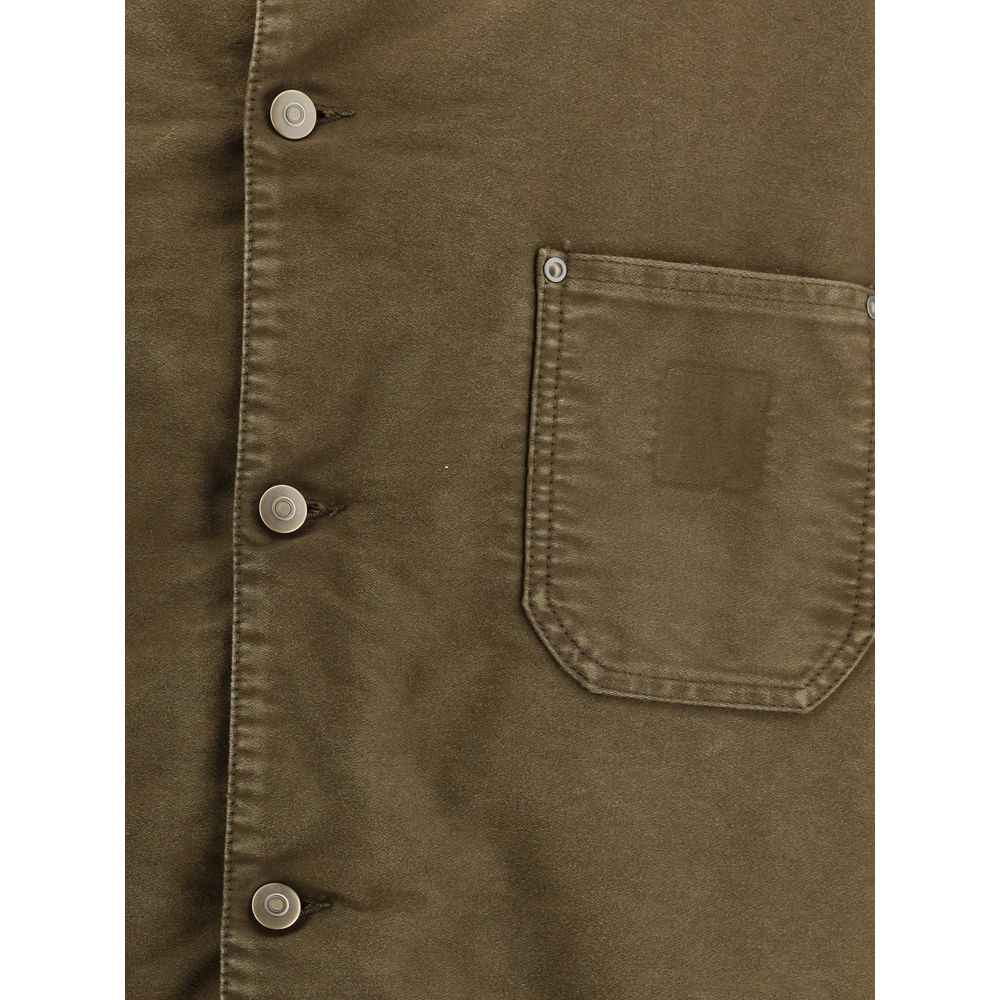 Margiela Bicolor Cotton Denim Jacket