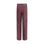 Cruna Purple Tencel Relaxed Fit Jeans