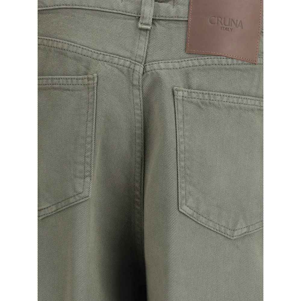 Cruna Green Tencel Relaxed Fit Jeans