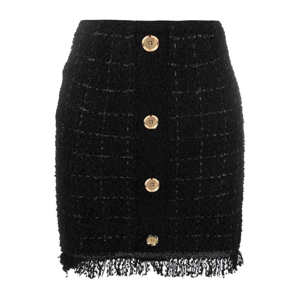 PINKO Black Polyester Skirt