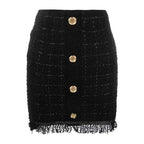 PINKO Black Polyester Skirt