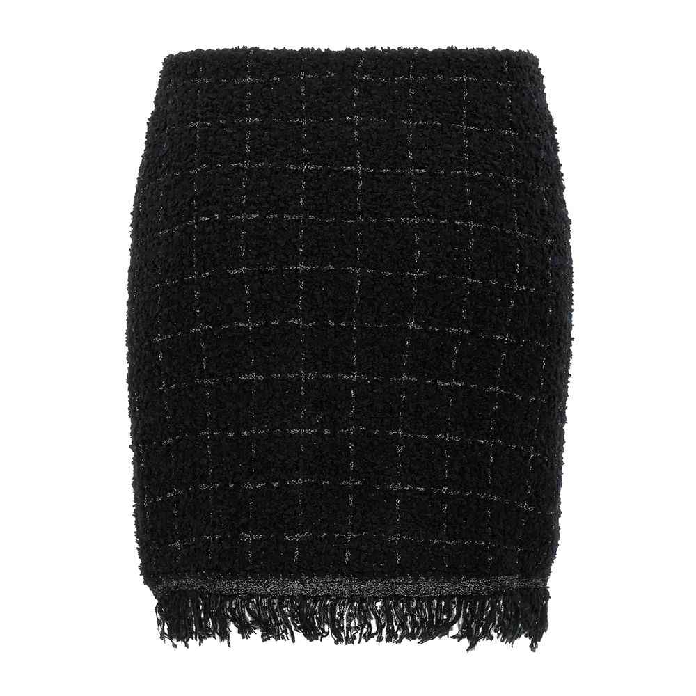 PINKO Black Polyester Skirt