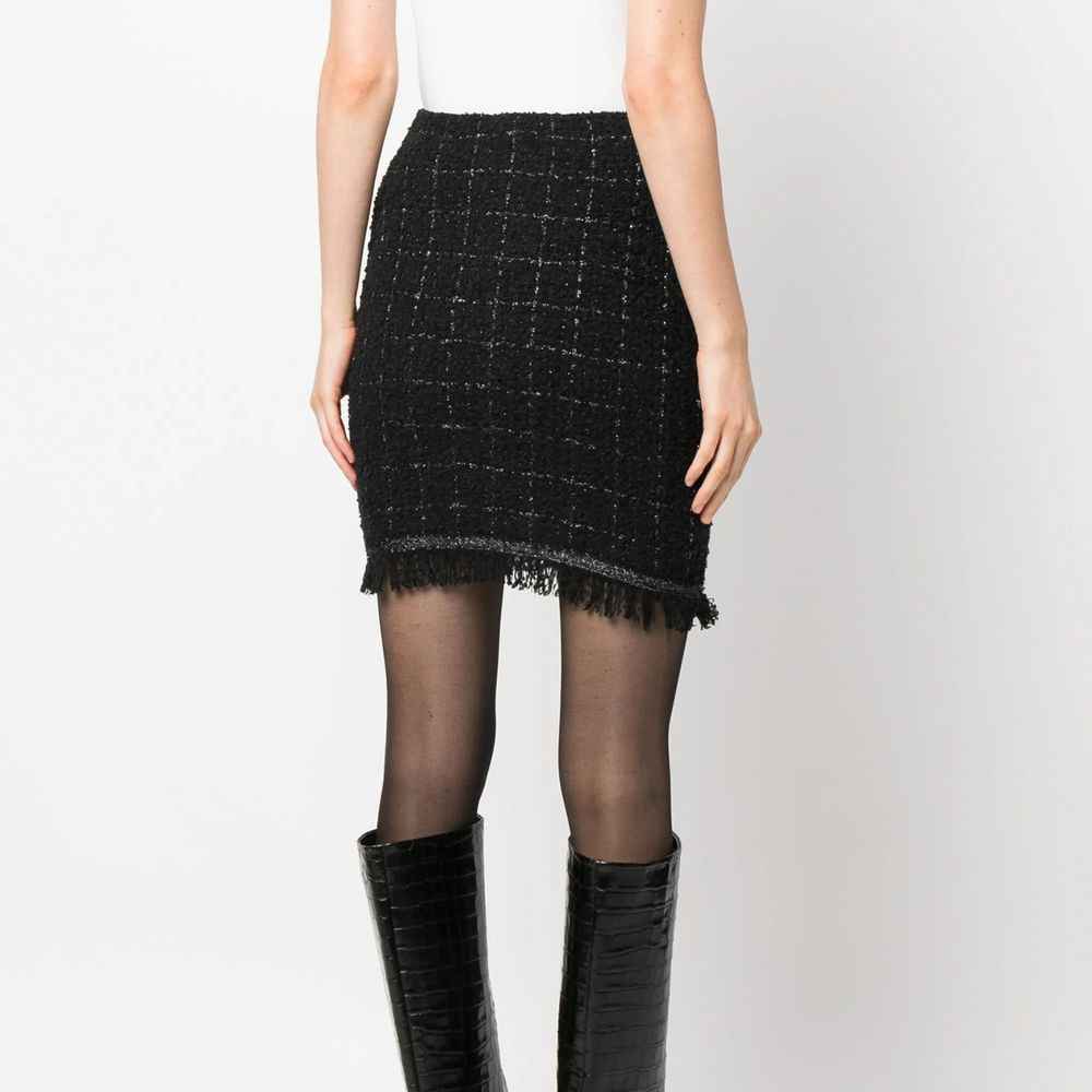 PINKO Black Polyester Skirt