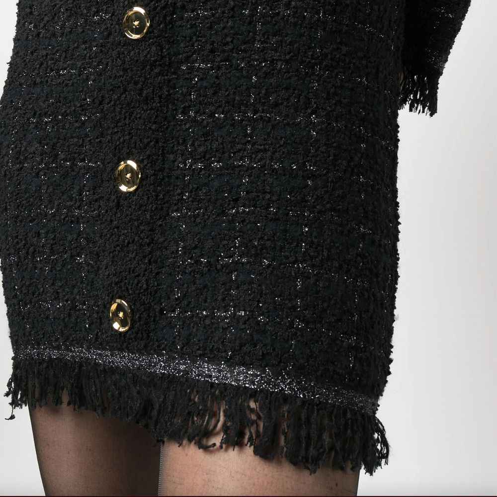 PINKO Black Polyester Skirt