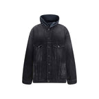 Balenciaga Black Cotton Denim Jacket
