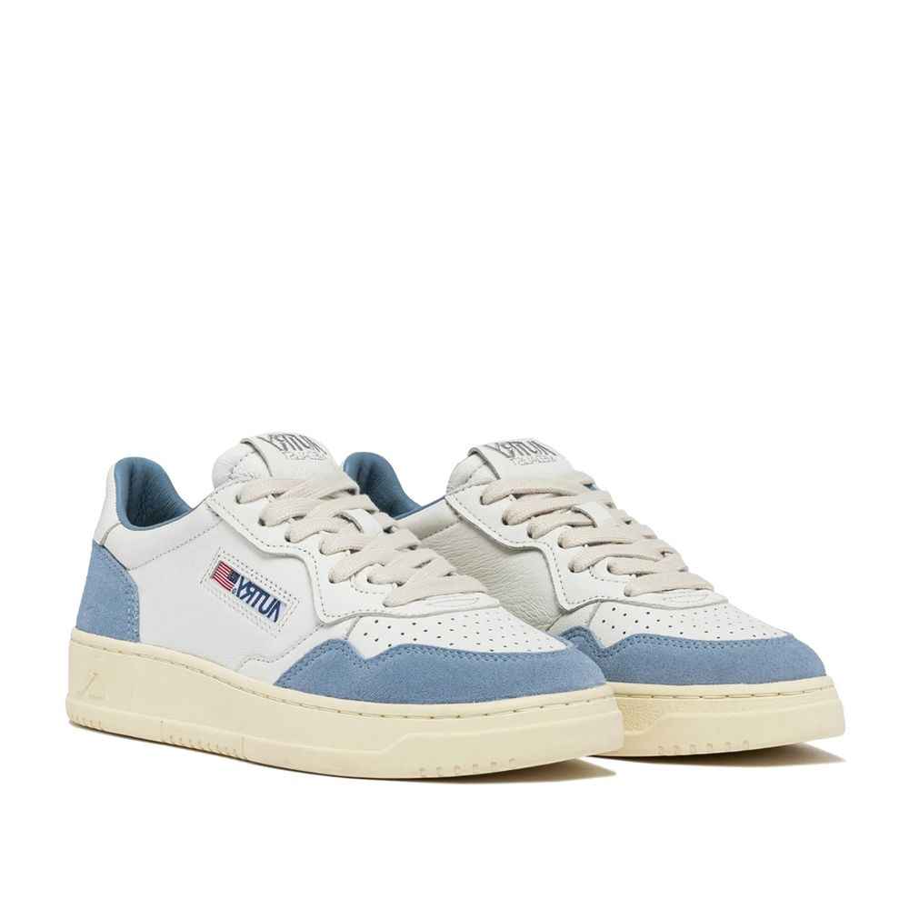 Autry White Leather Low Top Sneakers