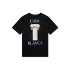 Casablanca Black Cotton T-Shirt