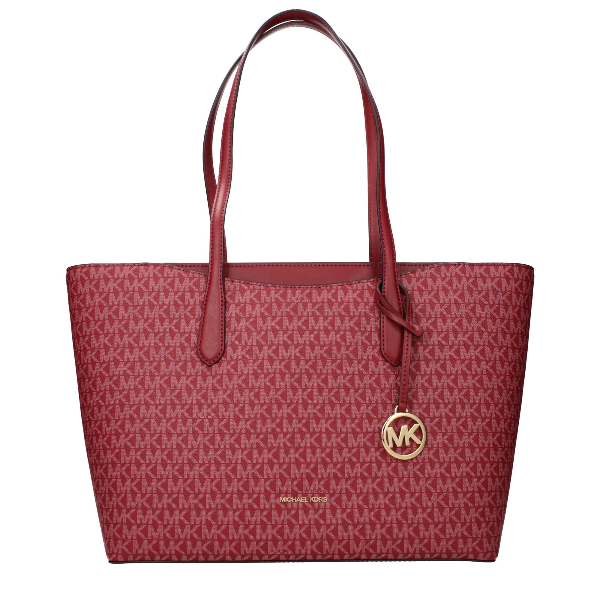 Michael Kors Red Fabric Shoulder Bag