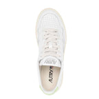 Autry White Leather Low Top Sneakers