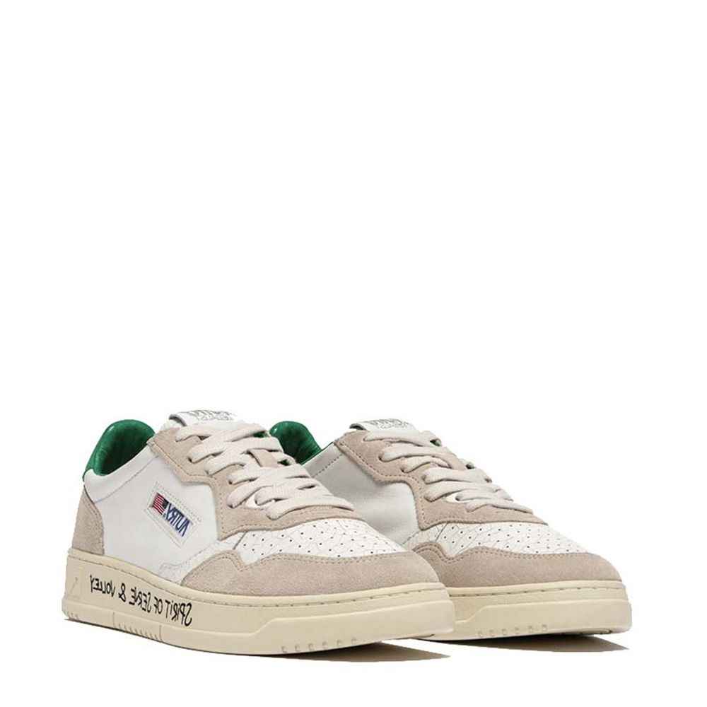 Autry White Leather Low Top Sneakers