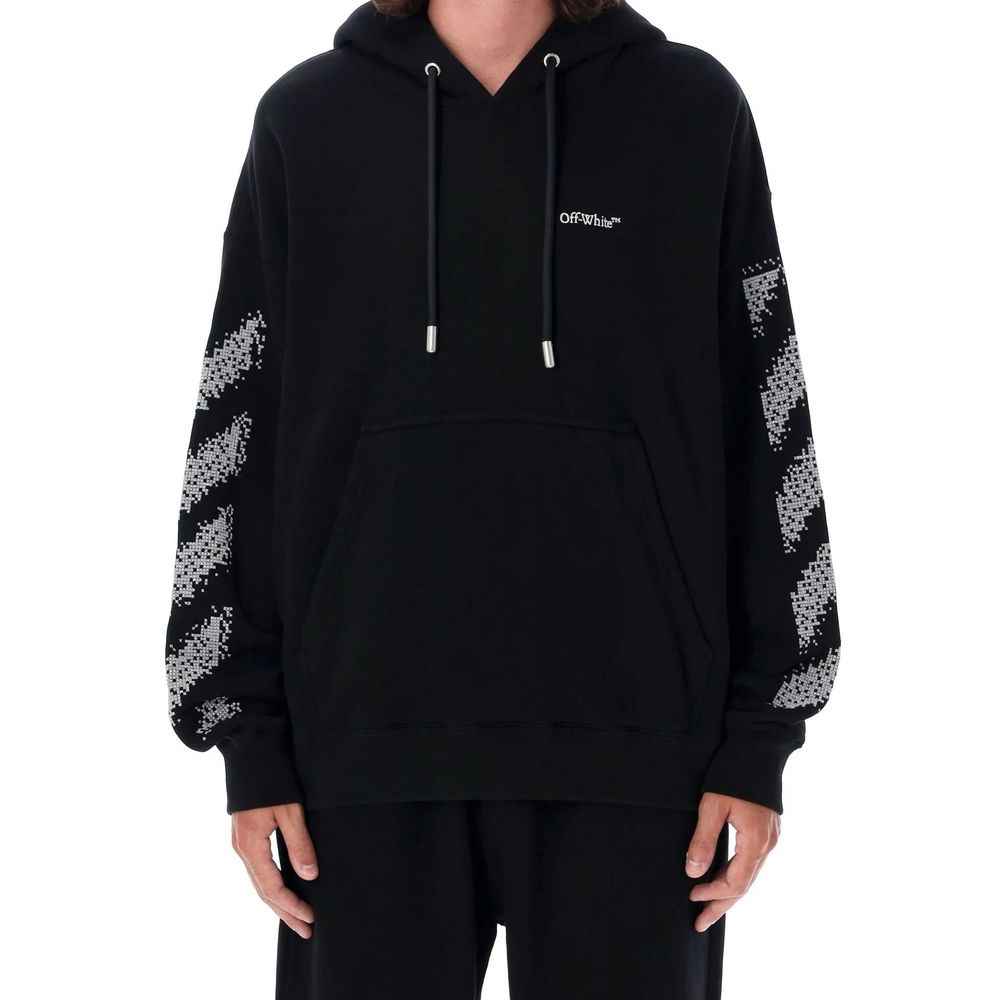 Off-White Black Cotton Sweatshirt