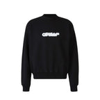 Off-White Black Cotton Sweatshirt