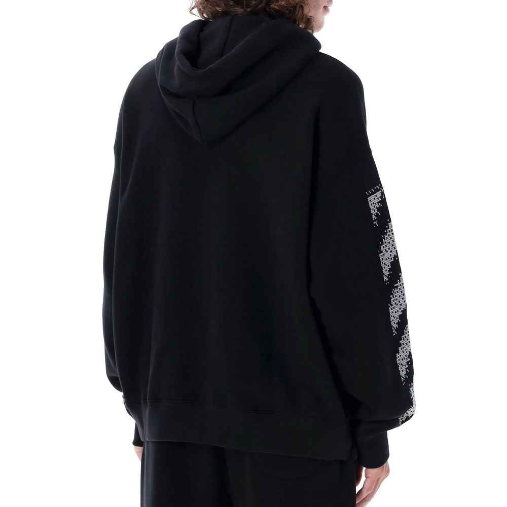Off-White Black Cotton Sweatshirt