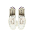 Autry White Leather Low Top Sneakers