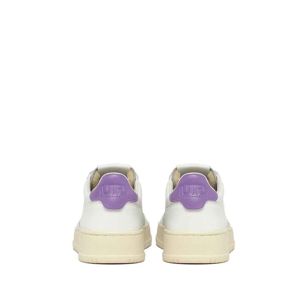 Autry White Leather Low Top Sneakers