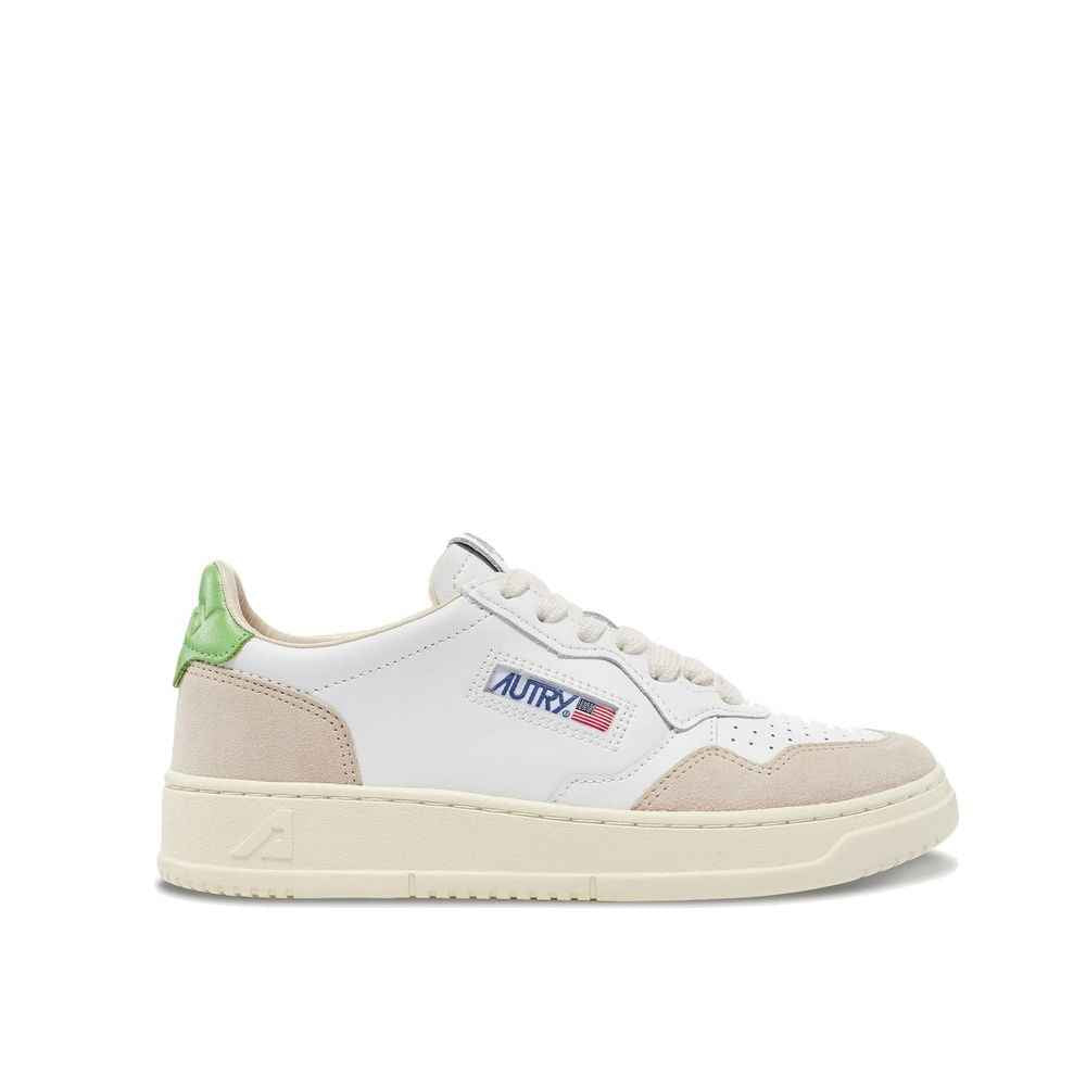 Autry White Leather Sneakers