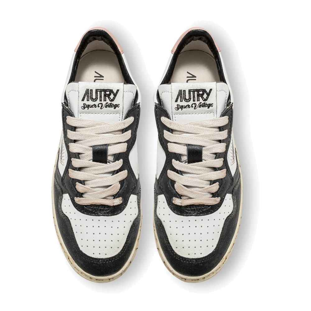 Autry White Leather Low Top Sneakers