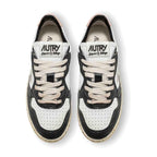 Autry White Leather Low Top Sneakers