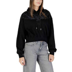 County of Milan Black Cotton Hoodie