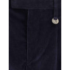 Burberry Blue Cotton Pants