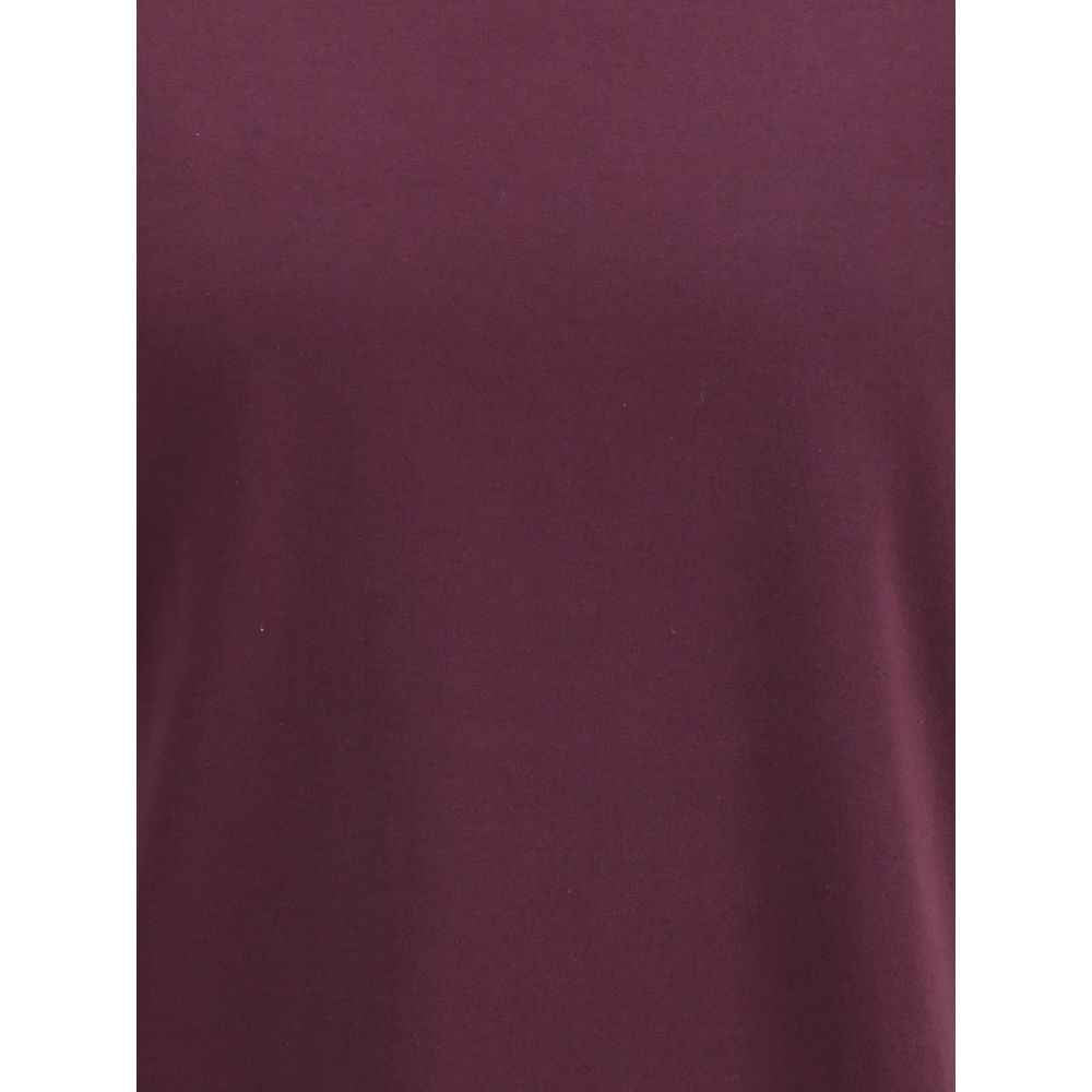 Brunello Cucinelli Purple Cotton T-Shirt