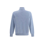 Brunello Cucinelli Light Blue Cashmere Cashmere Sweater